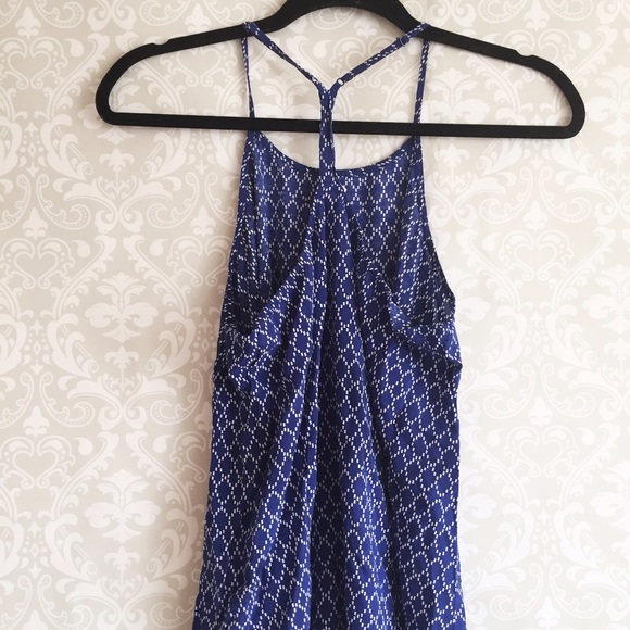 Blue Printed Racerback - Picture 3 of 3