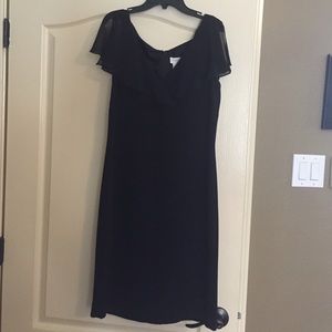 Classic black Liz Claiborne dressy dress