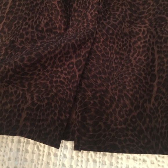 Leopard print skirt