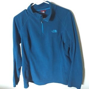 North Face Teal Fleece
