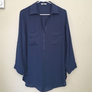 Blue blouse