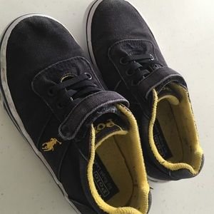 Ralph Lauren Navy  Boy Sneaker size 10