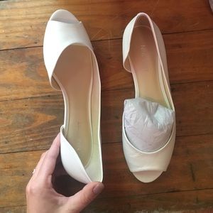 Nine West White Sandals