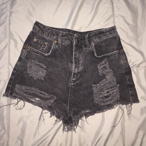 Denim shorts