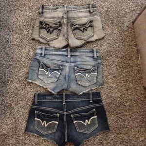 Super cute low rise jean shorts