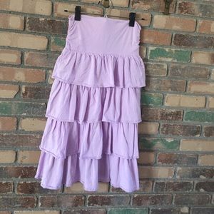 J. Crew Lavender Ruffle Dress J. Crew Lavender Ruffle Dress
