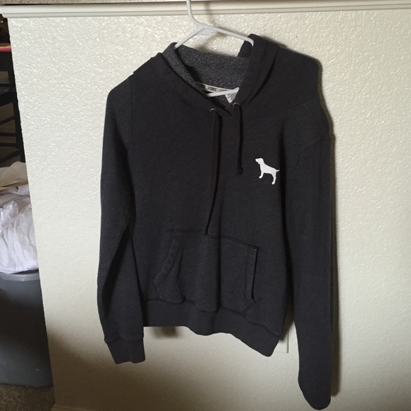 VS PINK charcoal sweatshirt