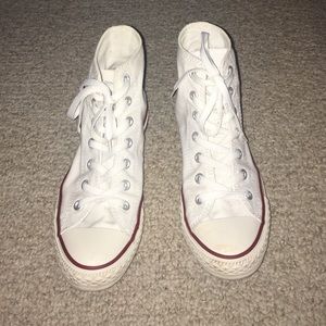 High Top White Converse