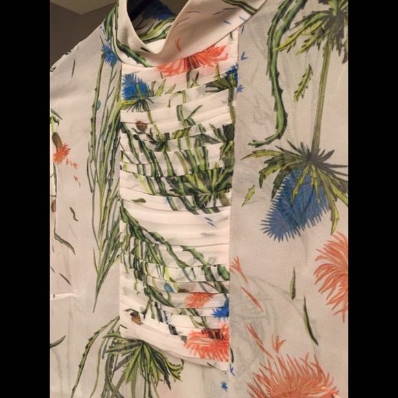 Topshop Unique's Multicolored Silk Blouse - Picture 3 of 4
