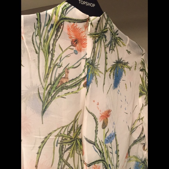 Topshop Unique's Multicolored Silk Blouse - Picture 4 of 4