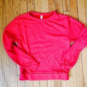 American Apparel Red Sweatshirt