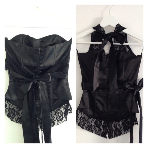 Convertible Boned Corset Top - Picture 2 of 4