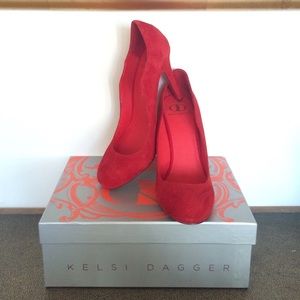 Kelsi Dagger "Lillian" suede pumps, sz 9