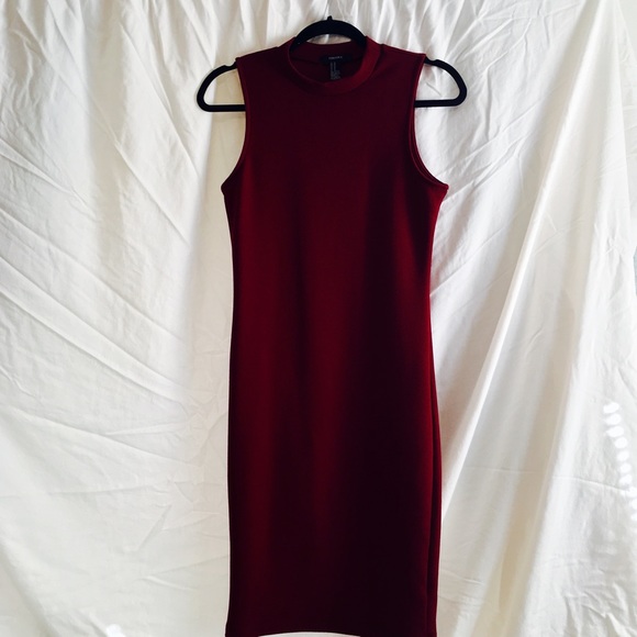 Forever 21 Burgundy Dress - Picture 1 of 1