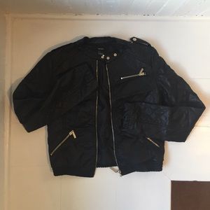 Forever 21 Black Moto Jacket | Size S