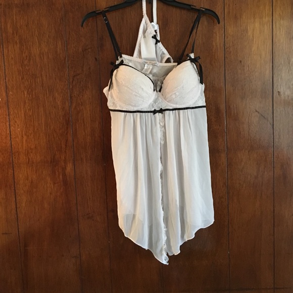 NWT Linea Donatella Baby Doll Lingerie Set
