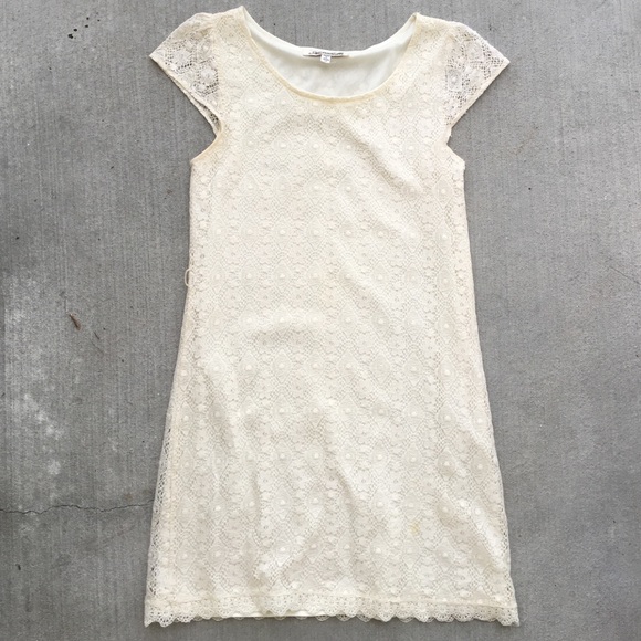 Nordstrom Cream lace dress