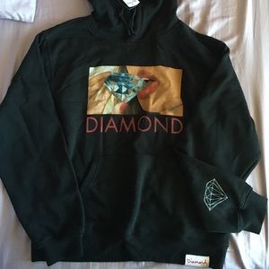 NWT Diamond supply co. Sweater sz S
