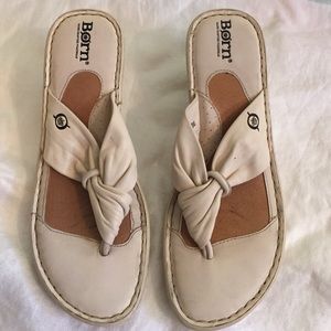 Born Off White Sandals