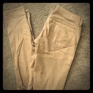 American eagle tan/khaki Jean pants