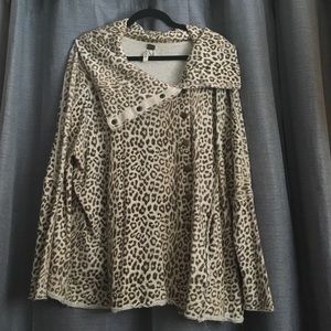 Free People Leopard Sweater - Large