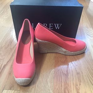 J. Crew Seville Espadrilles Wedge!