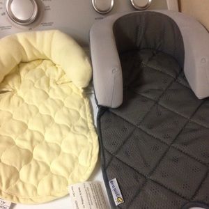 Infant car seat/stroller bumpers.