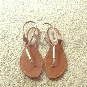 Steve Madden nude sandals!