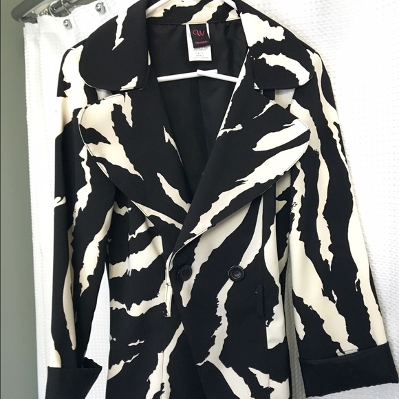 Black and White Blazer