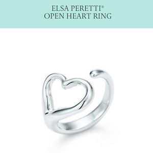 Tiffany & Co Elsa Peretti Iconic Open Heart Ring