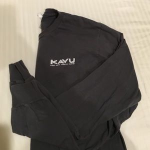 Charcoal colored long sleeve kavu
