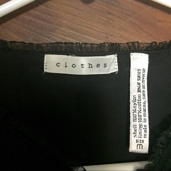 Clothes brand Black Lace Snap Up Cardigan PM - Picture 2 of 4