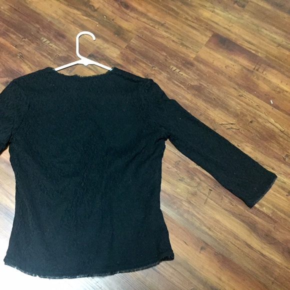 Clothes brand Black Lace Snap Up Cardigan PM - Picture 3 of 4