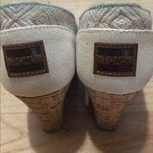 Toms Natural Women Diamond Wedge - Sz 10