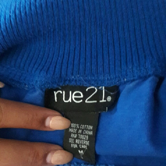 Blue button up jacket - Picture 3 of 3