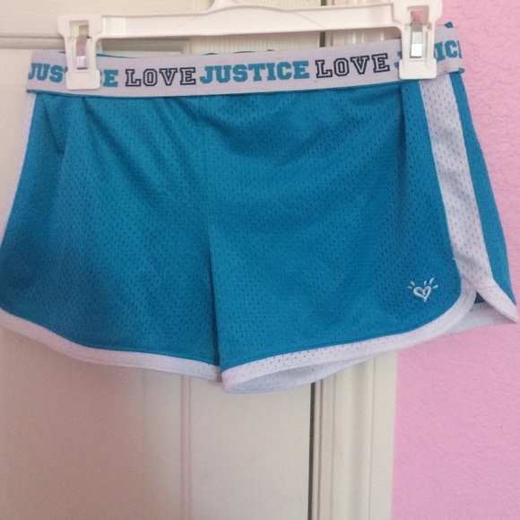 Blue Jersey Shorts.