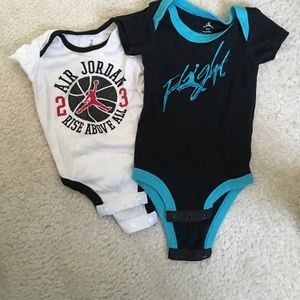 2 Jordan onesies