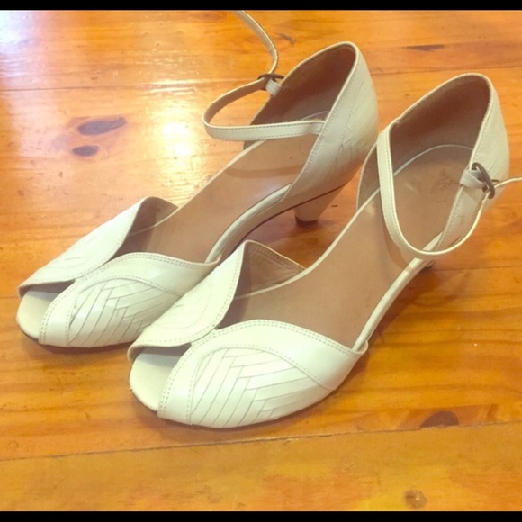 Frye Peep Toe Heels...classic and cool