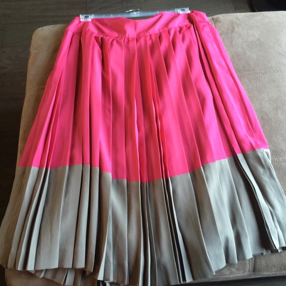 Ann taylor loft pleated skirt