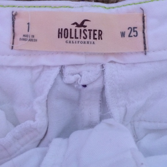 White Jean shorts. - Picture 3 of 3