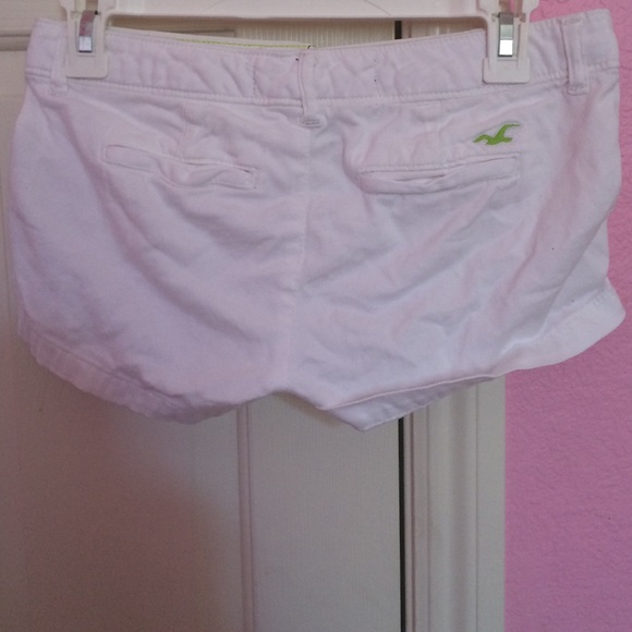 White Jean shorts. - Picture 2 of 3