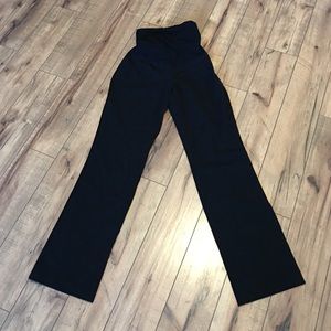 Black maternity slacks