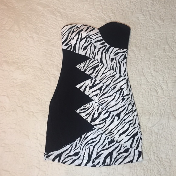 Zebra mini dress✨