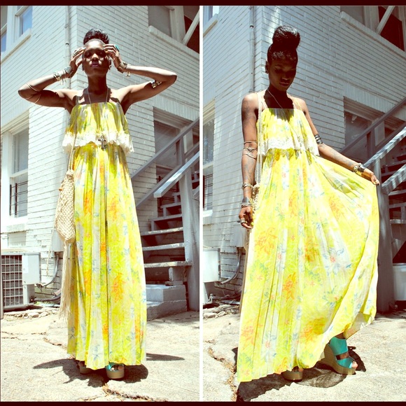 Kimchi Blue Mellow Yellow Dress