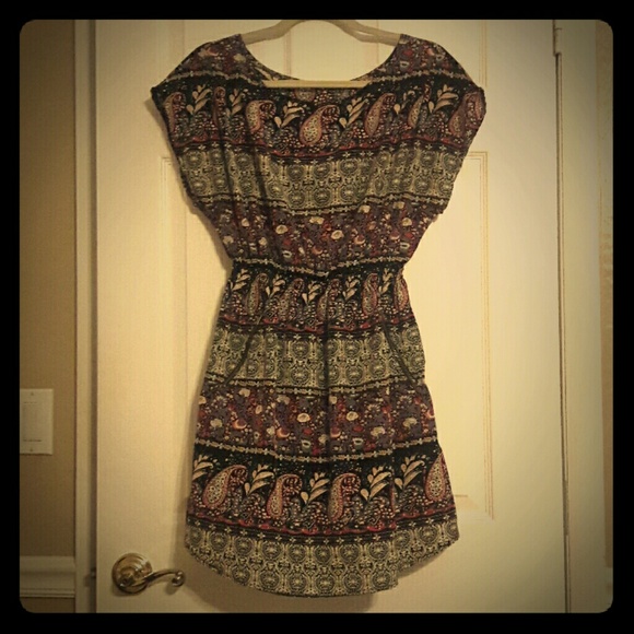 Bohemian Pattern Short Dress