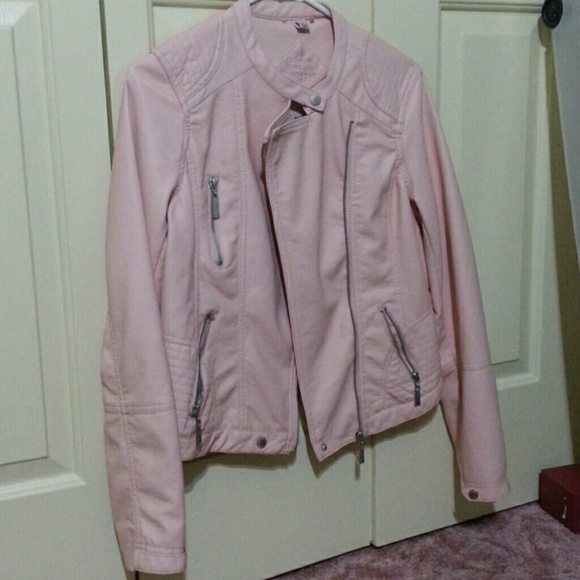 Faux leather jacket from Macy's