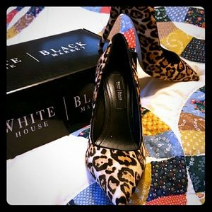 Whbm Olivia Leopard Heels