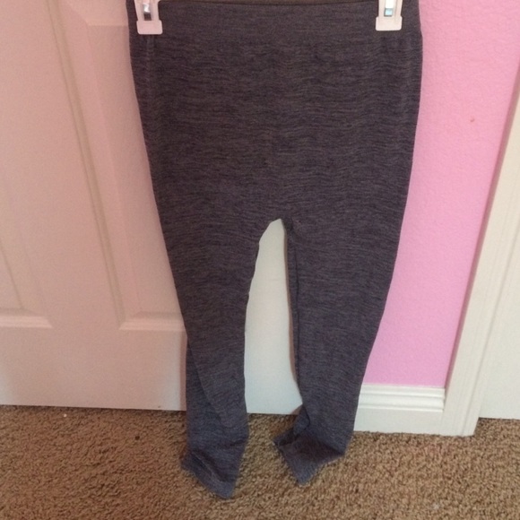 Grey and black fleece leggings - Picture 2 of 4