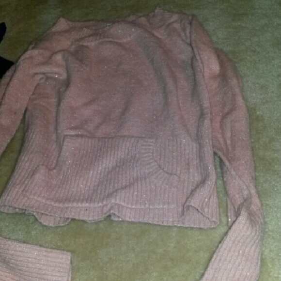 Pink and silver Maurices sweater size M