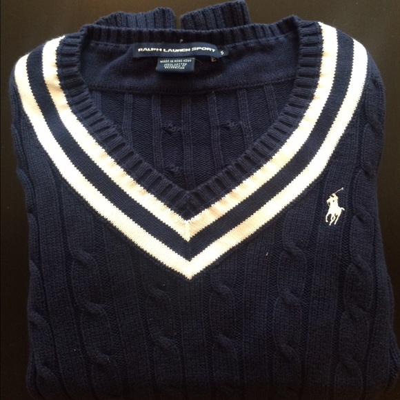 Ralph Lauren Tennis Cable Knit Sweater